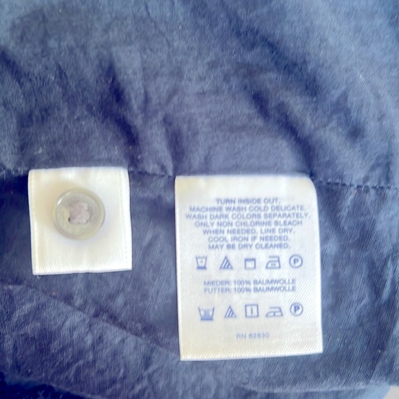 LANDS ‘ END Navy Blue Women's Dress PLUS SIZE 18 - Picture 5 of 9